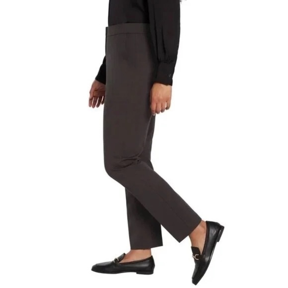 Banana Republic Ladies Ponte Pants, Straight Leg, Stretch, Brown, Size 12 NWT - Picture 2 of 16